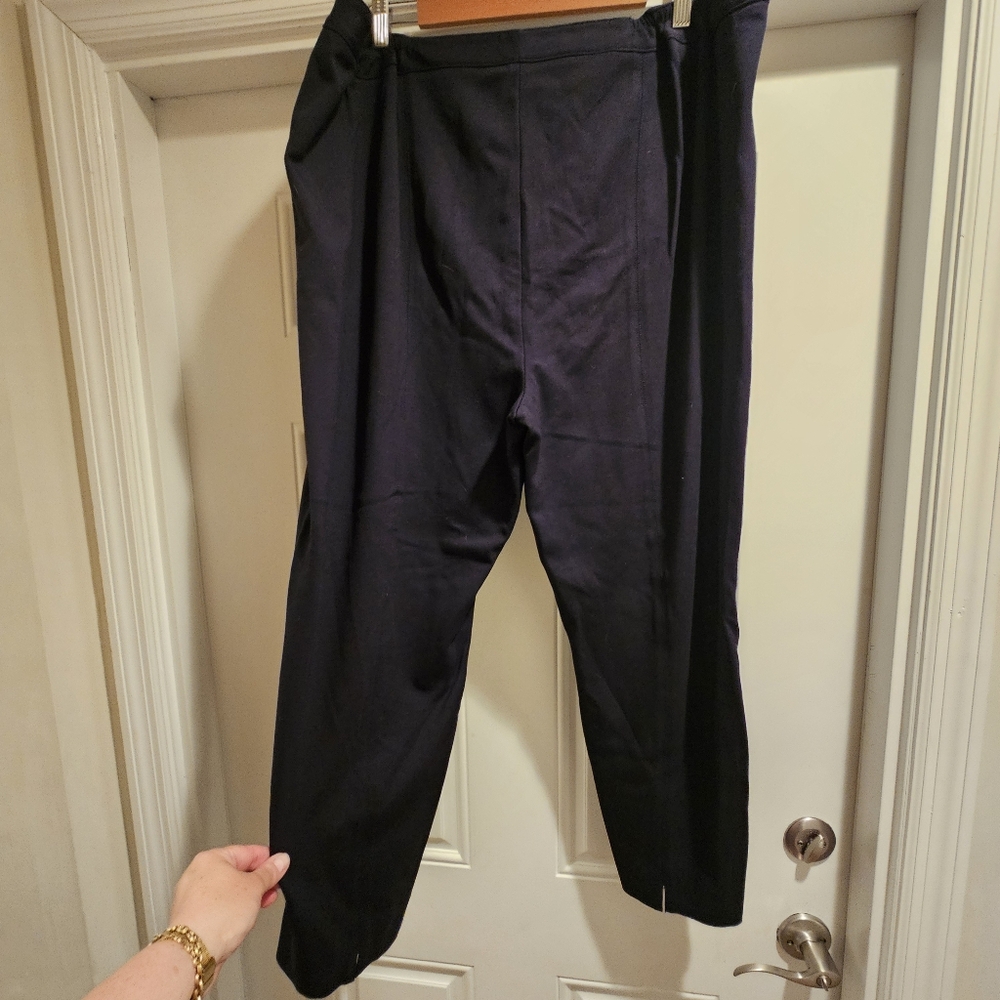 NWT Talbots Dark Blue Straight Leg Pants - Picture 5 of 7